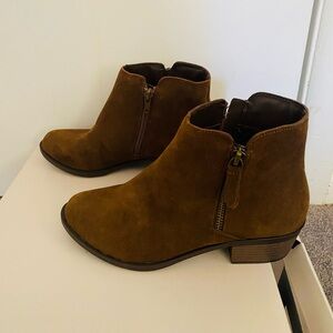 Kensie Galynn Suede Booties 7